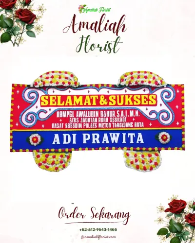 Karangan Bunga Ucapan Selamat di Gubugklakah